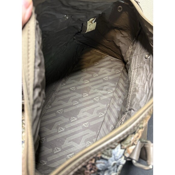 Jordache Ladies Carry On Tapestry Luggage Bag Vintage 15wx9dx7h - Picture 14 of 15